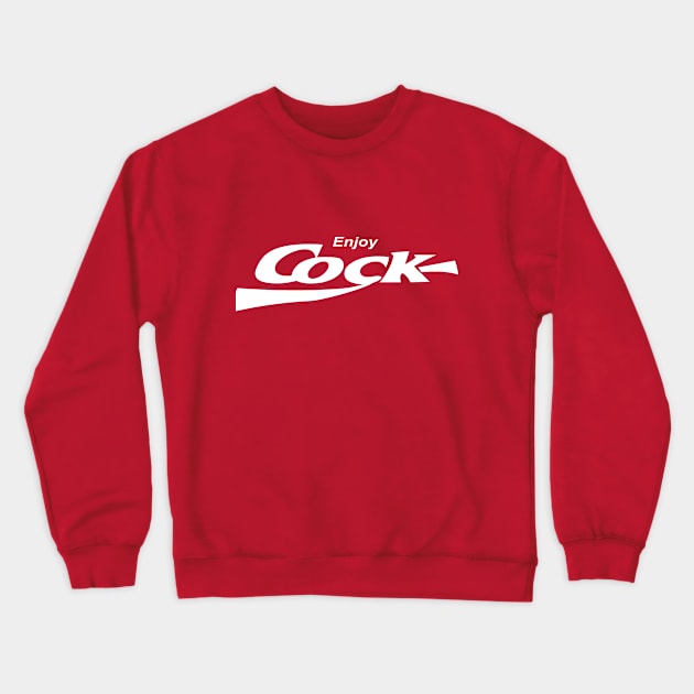 Bjork - Enjoy Cock Crewneck Sweatshirt by Dreamteebox